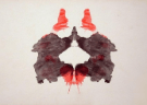 A Rorschach inkblot image