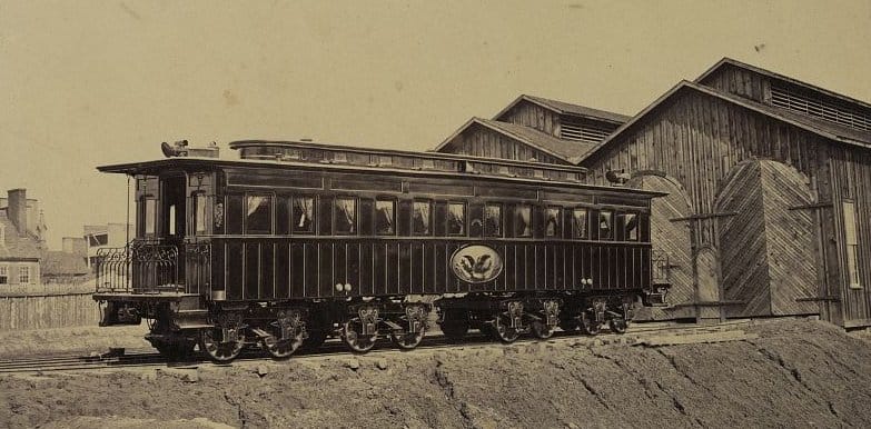 President Lincoln's Funeral Car in Alexandria, Virginia