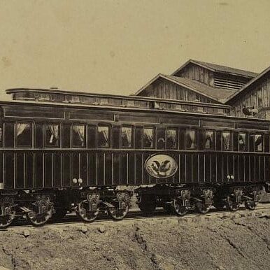 President Lincoln's Funeral Car in Alexandria, Virginia